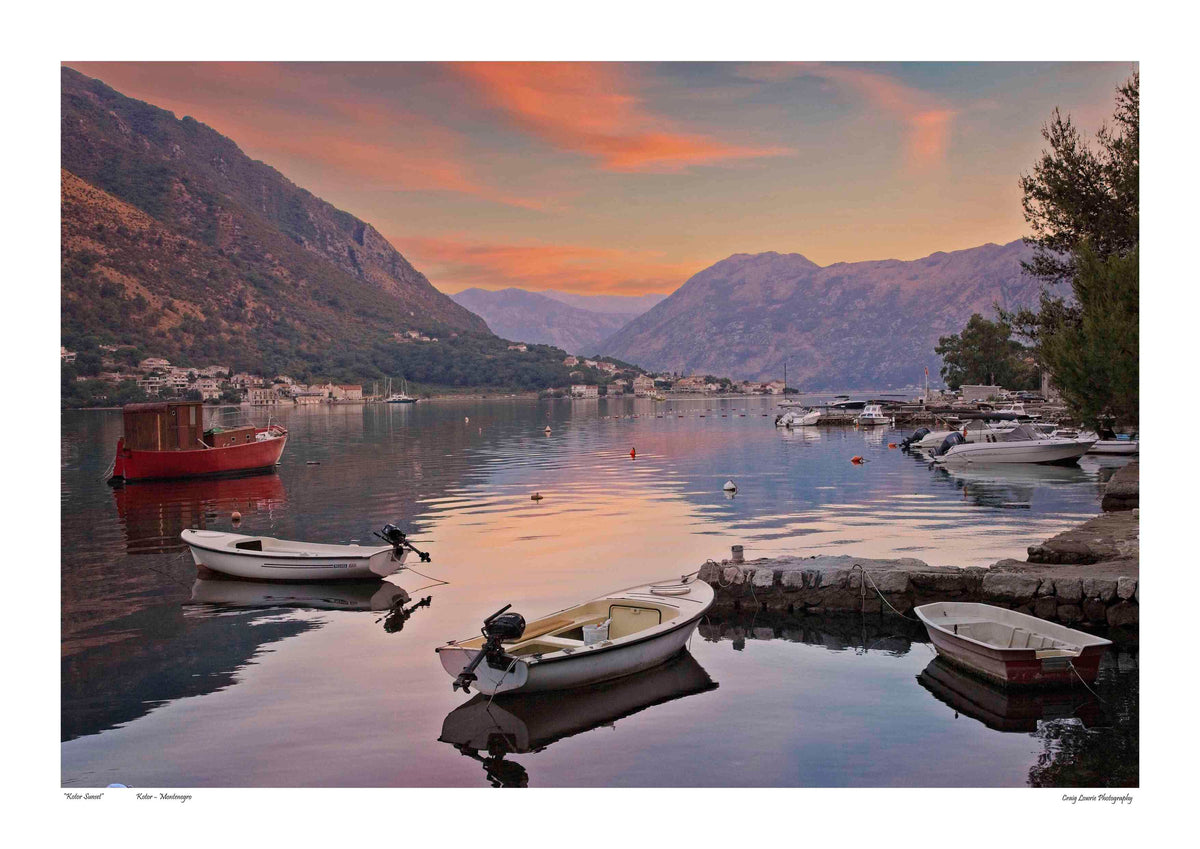 “Kotor Sunset” Kotor – Montenegro