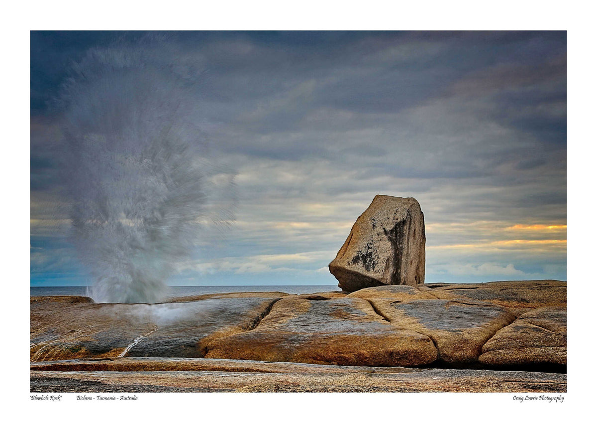 “Blowhole Rock” Bicheno – Tasmania - Australia
