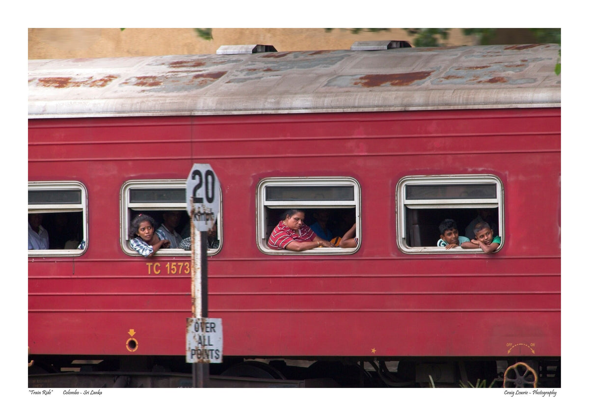 "Train Ride" Colombo - Sri Lanka