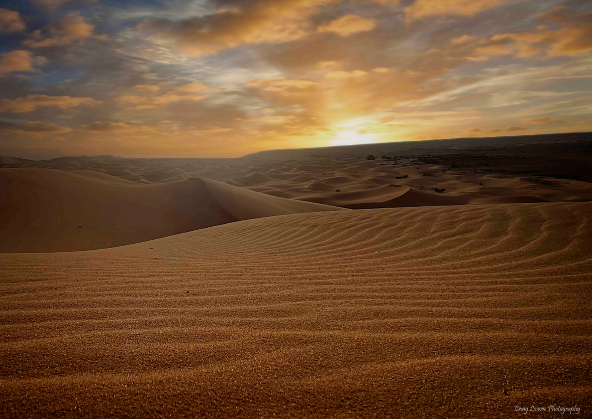 "Golden Dunes" Sahara Desert - Morocco